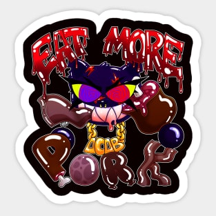 Eat More Pork Panther ED Sticker